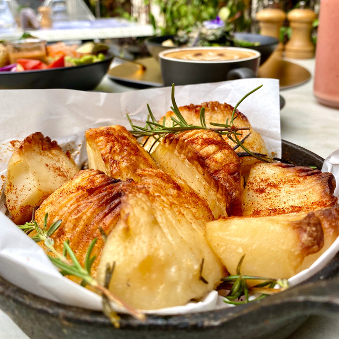 HASSELBACK ROAST POTATOES